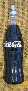 Coca Cola Coke Bottle European Glass Ornament  