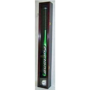 Baseball Bat Display Case Rack Cabinet Holder w/ UV Protection, Lock 