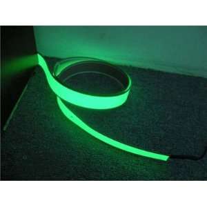   Green Neon Glowing Strobing Electroluminescent Robbin(El Tape/belt