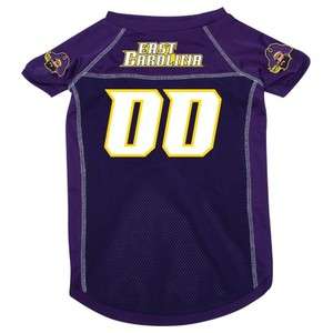 East Carolina NCAA Pet Dog Dark Purple Jersey Shirt XL  