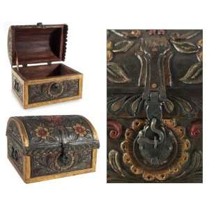  Cedar and leather chest, King Felipe II