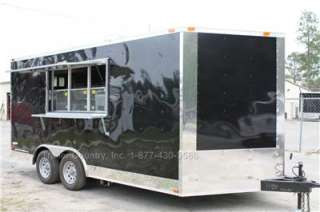   5X16 Enclosed Concession Food Vending BBQ Trailer W/ Equipment  