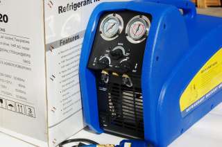 Refrigerant Freon Recovery Unit 2 Piston 1 HP Motor Fast Rate Oilless 