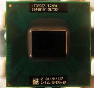 Intel Core 2 Duo SL9SD T7600 CPU Processor 2.33G T7600  