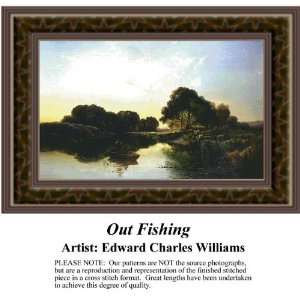  Out Fishing, Cross Stitch Pattern PDF  Available 