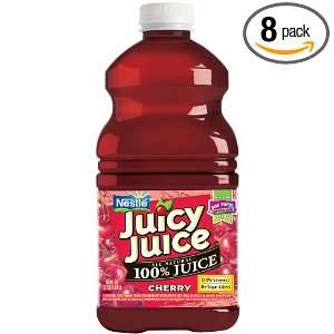 Juicy Juice Cherry Juice , 64 Ounce Pet Bottles (Pack of 8)  