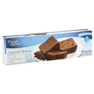 Weight Watchers Chocolate Brownies, 4 Brownies, 5.1 Oz. Net (Pack of 3 