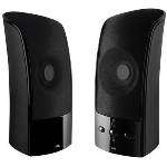 cyber acoustics ca 896 2 0 speaker system black usb ipod support new 