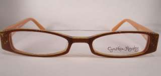 Cynthia Rowley Eyeglasses Women Frames 184 Brown Plastic spring hinges 