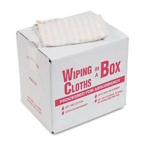   Wiping Cloths, Cotton, White, 5 Pound Box (N205CW05)