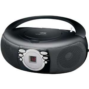  New  COBY CXCD275BLK PORTABLE CD STEREO WITH AM/FM STEREO 