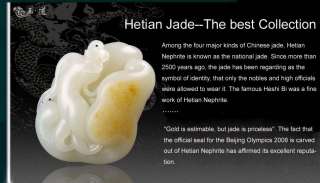   Jade BLANCO de la semilla de que Hetian talla la estatua de Arhat