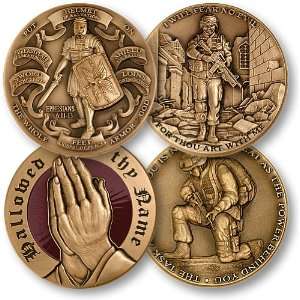  Christian Soldier 4 Coin Set 