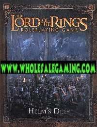 LOTR Lord of the Rings RPG Helms Deep Soft Cover Book  