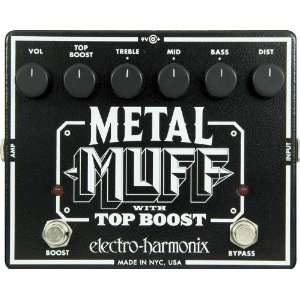   Harmonix Xo Metal Muff With Top Boost Distortion Guitar Effects Pedal