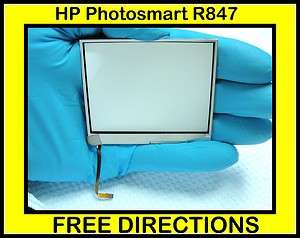 HP Photosmart R847 LCD BACKLIGHT DIGITAL CAMERA PARTS WITH REPLACEMENT 