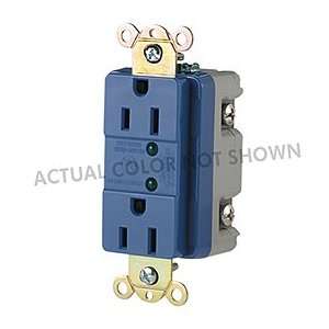 Cooper Wiring Devices 5250GYS Commercial Grade TVSS Receptacle with 