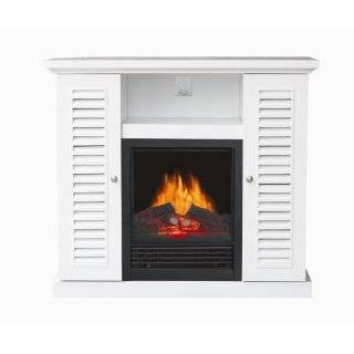   FP081210WH Media Console Electric Fireplace With Safety Cut Off