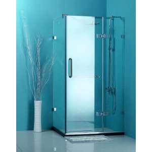   Tempered Glass Corner Shower Enclosure 32 x 47
