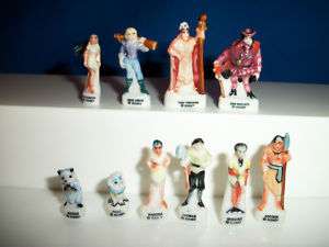   Porcelain FEVES Set of 10 FRENCH Epiphany Miniature Figurines DISNEY