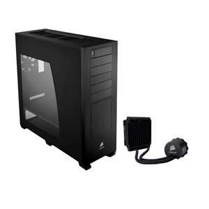  Corsair CC800DW Case & H50 Liquid Cooler Kit Electronics