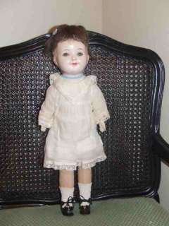 Antique 1900 1910 Composition & Cloth Doll 18 TALL  