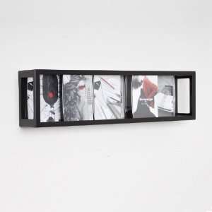   Wall Cube Box Floating Shelf Espresso for 5 X 7 Photos Home