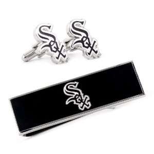   White Sox Cufflinks and Money Clip Gift Set CLI PD CSOX CM Jewelry