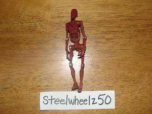 Star Wars Red Battle Droid Action Figure Hasbro 2002 AOTC Attack Of 
