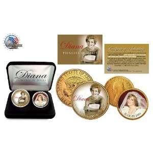   DIANA PORTRAIT COLLECTIBLE COINS SET   AS SEEN ON TV 