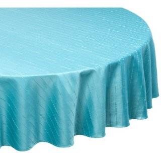   Simply Fine 70 Inch Round Tablecloth, Aqua Explore similar items