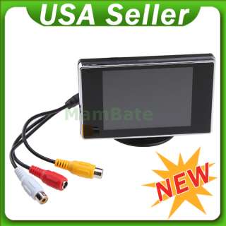   TFT LCD Color Screen Car Video Rearview Monitor Camera DVD VCD VCR New