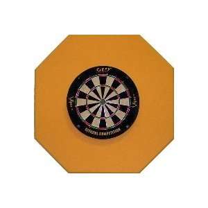  Dart Backboard Wall Protector Octagon Sunshine Yellow 