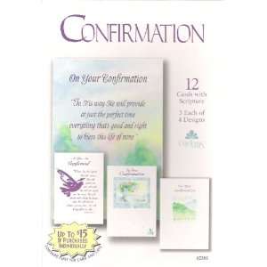  Day Spring Box of 12 Confirmation Cards with Scripture 