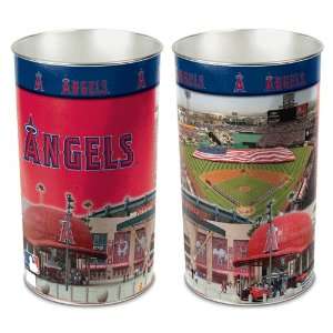   Los Angeles Angels Waste Paper Trash Can   Trash Cans