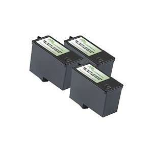  Compatible 3 Pack Dell Series 7 High Capacity Black 966/968 Ink 