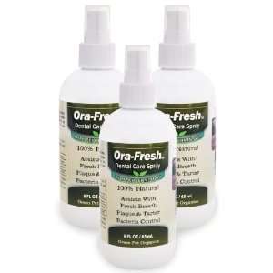  3 Pack Ora Fresh Dental Care Spray (8 oz)