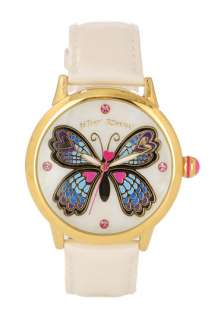 Betsey Johnson Lots n Lots of Time Butterfly Dial Watch 