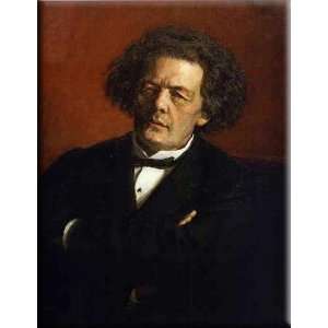 Portrait of the Composer Anton Rubinstein 23x30 Streched Canvas Art by 