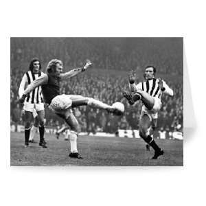 Jeff Astle and Bobby Moore   Greeting Card (Pack of 2)   7x5 inch 