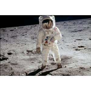  Man on the Moon, Buzz Aldrin, Apollo 11   24x36 Poster 