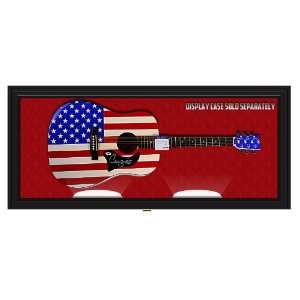 Chely Wright Autographed Signed USA Flag Guitar UACC & PSA