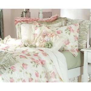  Chloe Green Room   Rose Floral Duvet W/fill   Twin
