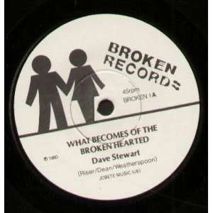   VINYL 45) UK BROKEN 1980 DAVE STEWART WITH COLIN BLUNSTONE Music