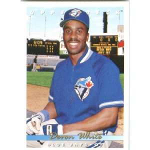  1993 Upper Deck # 346 Devon White Toronto Blue Jays 