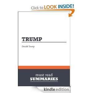 Summary Trump   Donald Trump Must Read Summaries  Kindle 
