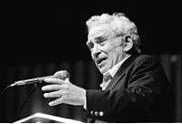 Norman Mailer at the Miami Book Fair International of 1988