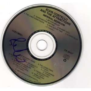 Elvis Costello Autographed Signed Imperial Bedroom CD