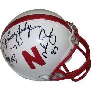 Eric Crouch signed Nebraska Cornhuskers Mini Helmet 3 sig  JSA 