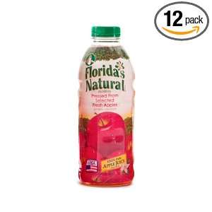 Floridas Natural Growers Pride Apple Juice, 46 Ounce Bottles (Pack of 